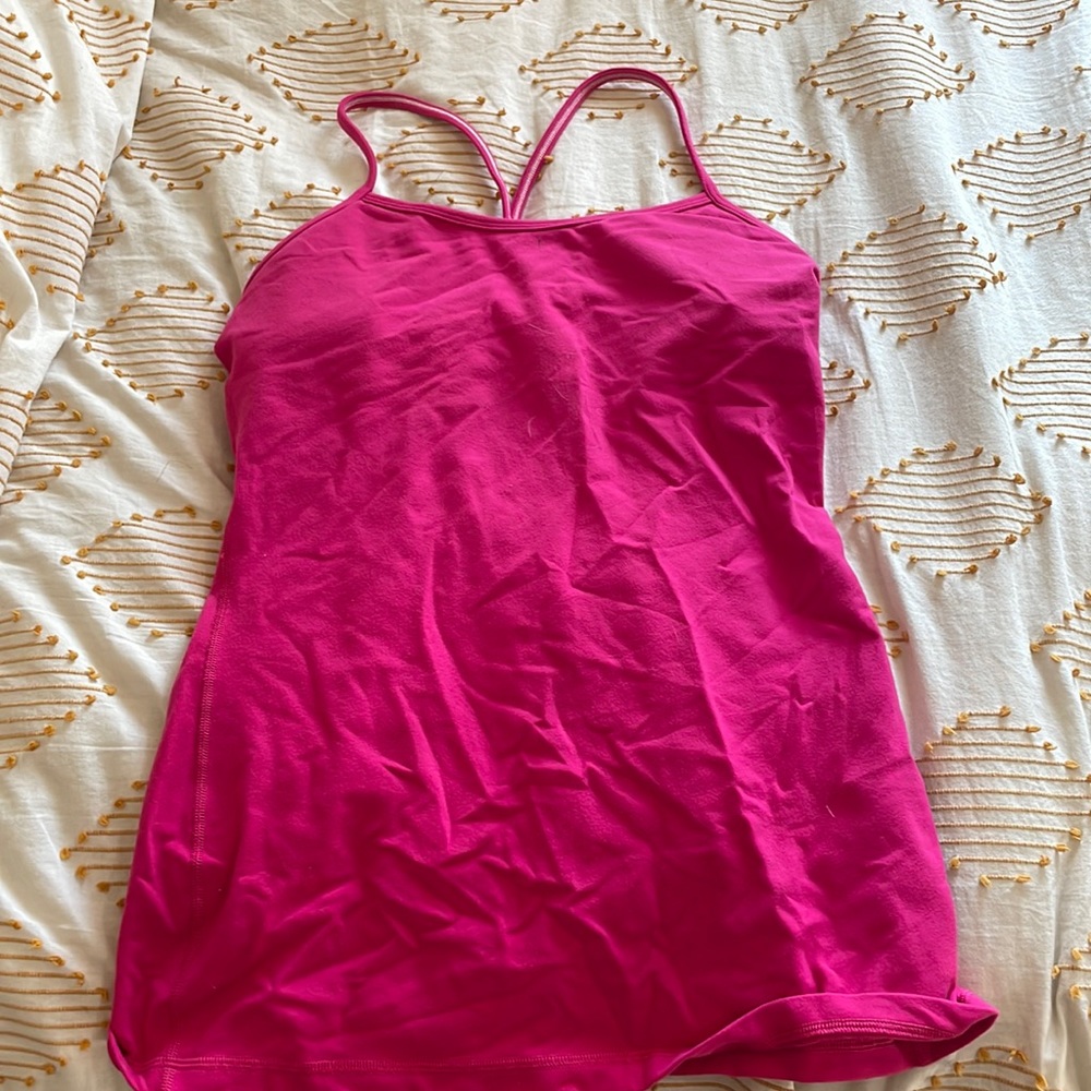 Pink Lululemon Y Top
